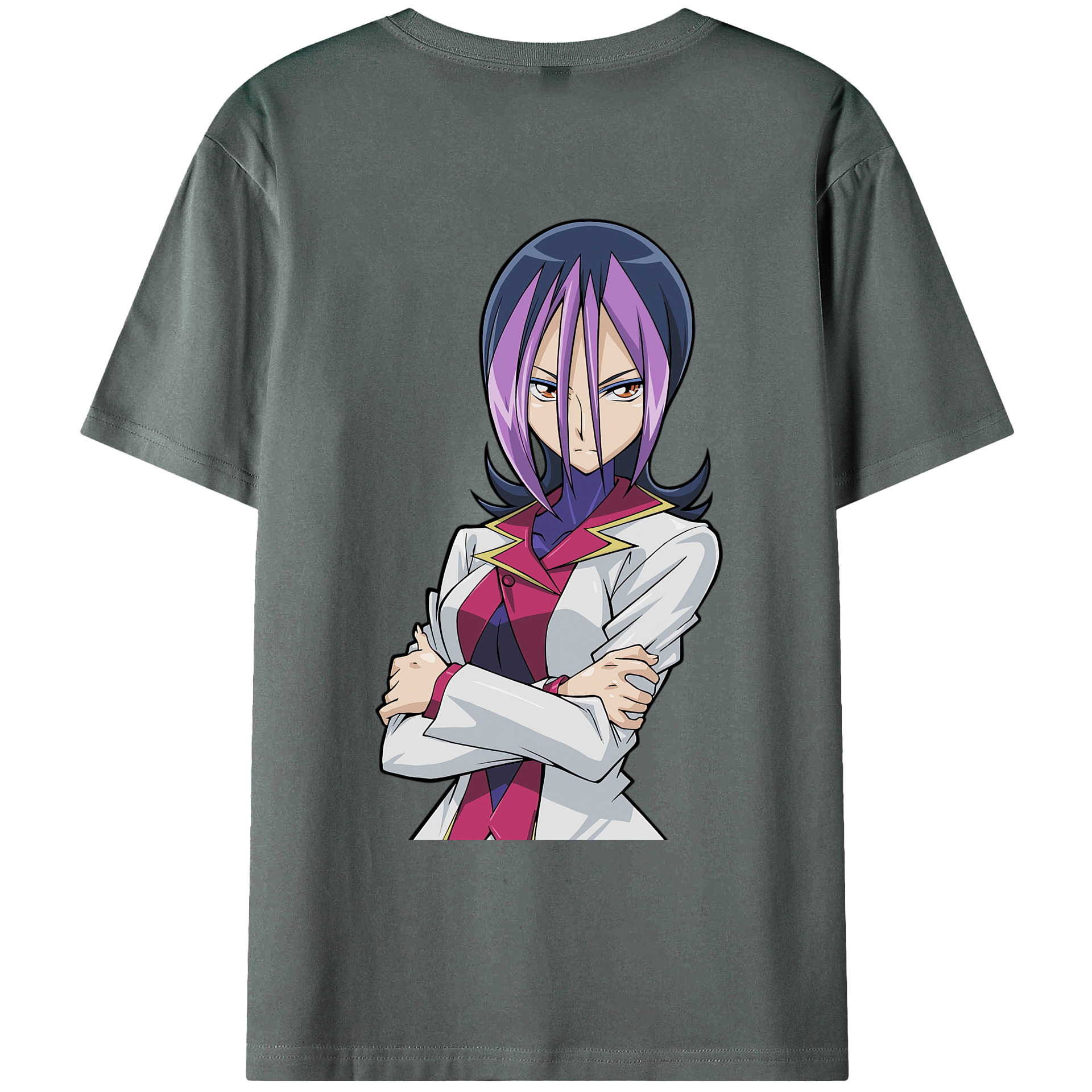 （画像用） 遊☆戯☆王 Yu-Gi-Oh! 綿100％ メンズ半袖Tシャツ（バックプリント） 通気性